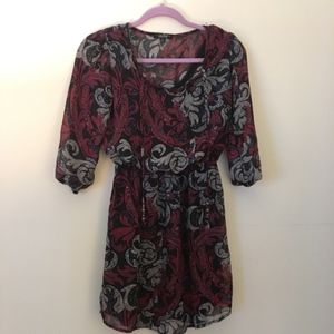 Paisley Print Dress. NWOT. XS